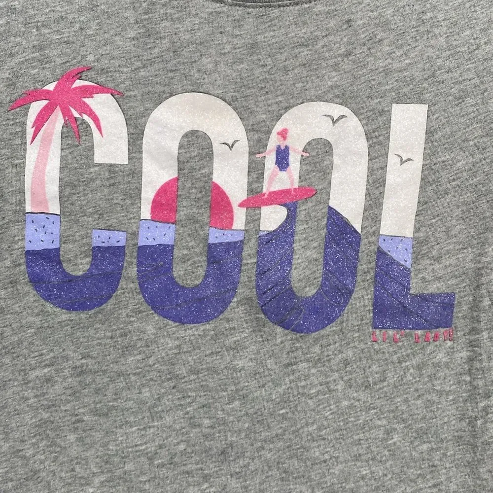 Gap kids Cool Palm Beach Print Short Sleeve T-shirt Tee  XL 12